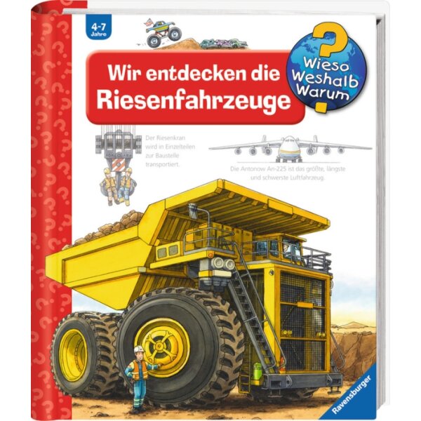 Ravensburger 32897 - Wieso? Weshalb? Warum? Wir entdecken die Riesenfahrzeuge (Band 6)