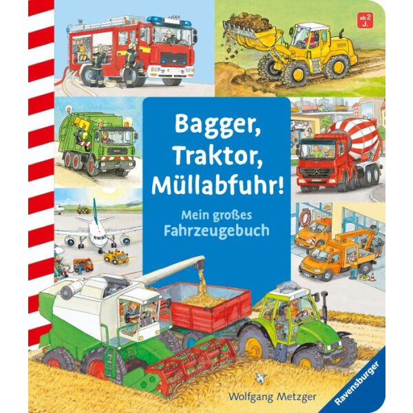 Ravensburger 43407 - Bagger, Traktor, Müllabfuhr!