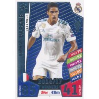 CL1718-007 - Raphael Varane - Real Madrid CF