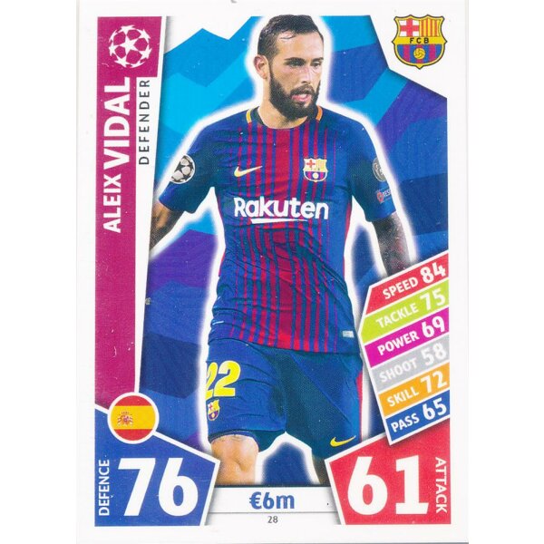 CL1718-028 - Aleix Vidal - FC Barcelona