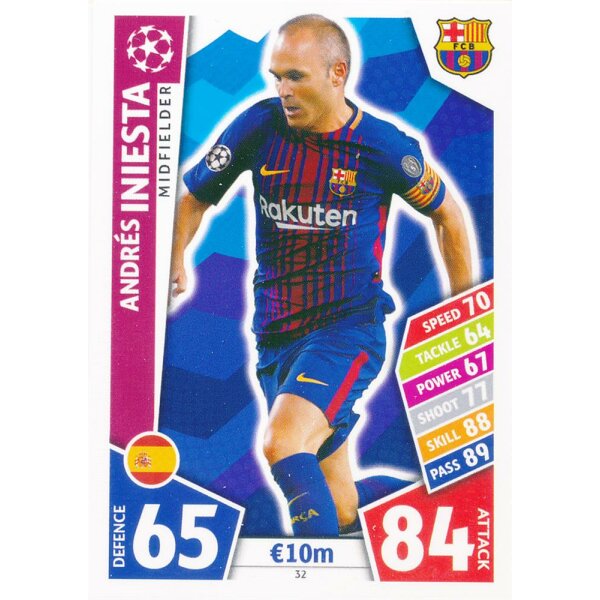 CL1718-032 - Andres Iniesta - FC Barcelona