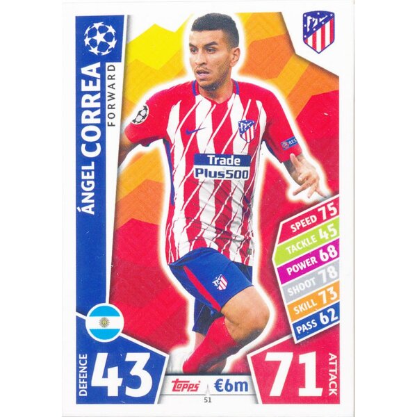 CL1718-051 - Angel Correa - Club Atletico de Madrid