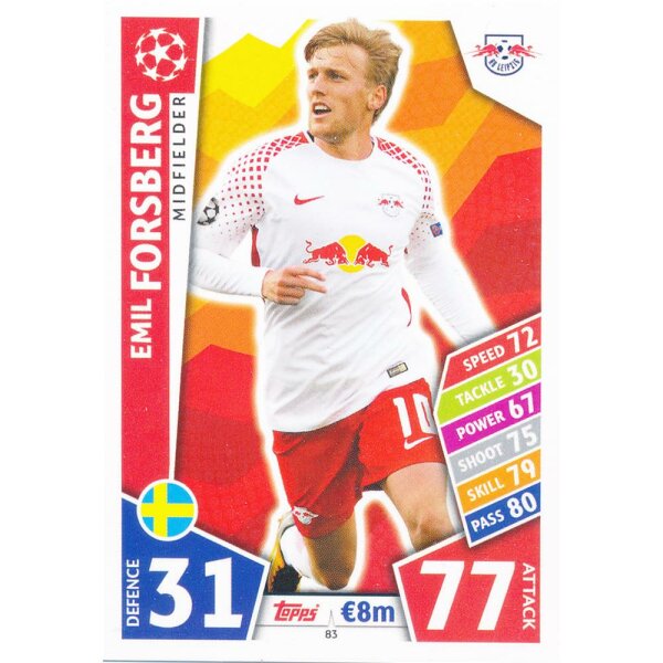 CL1718-083 - Emil Forsberg - RB Leipzig