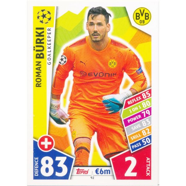 CL1718-092 - Roman Bürki - Borussia Dortmund