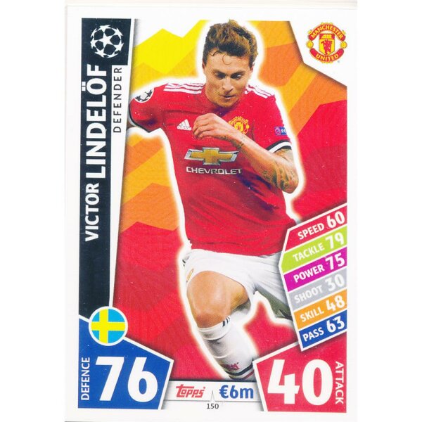 CL1718-150 - Victor Lindelöf - Manchester United