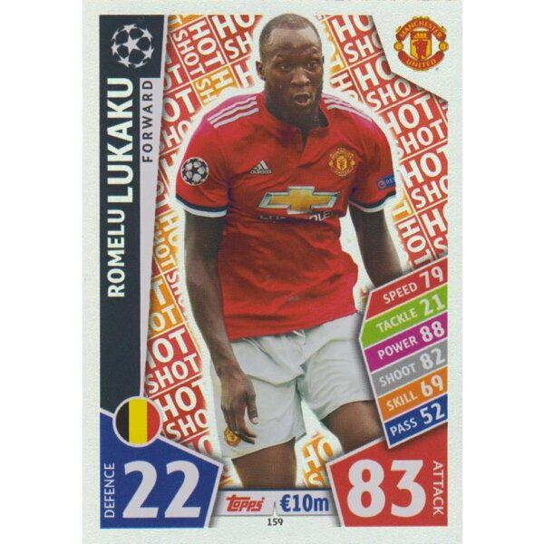 CL1718-159 - Romelu Lukaku (Hot Shot) - Manchester United