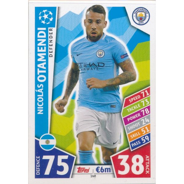 CL1718-168 - Nicolas Otamendi - Manchester City FC