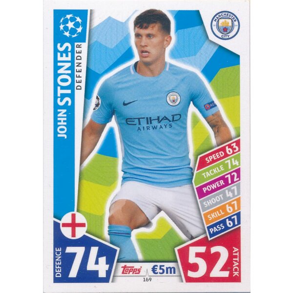 CL1718-169 - John Stones - Manchester City FC