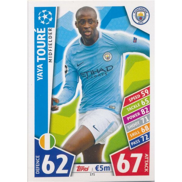 CL1718-171 - Yaya Toure - Manchester City FC