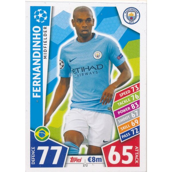 CL1718-172 - Fernandinho - Manchester City FC