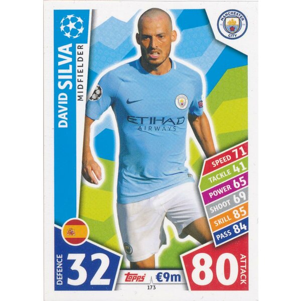 CL1718-173 - David Silva - Manchester City FC