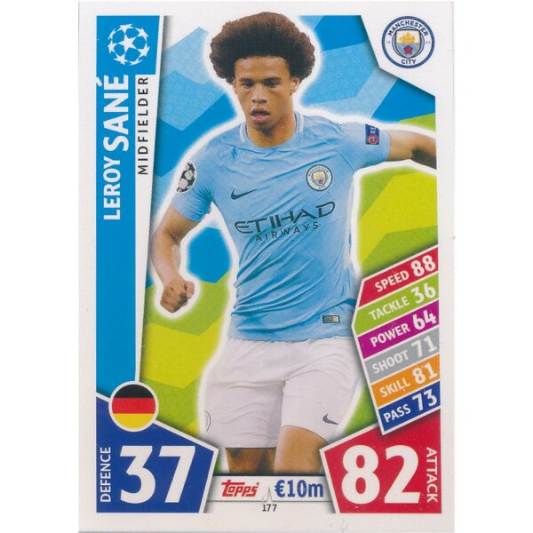 CL1718-177 - Leroy Sane - Manchester City FC