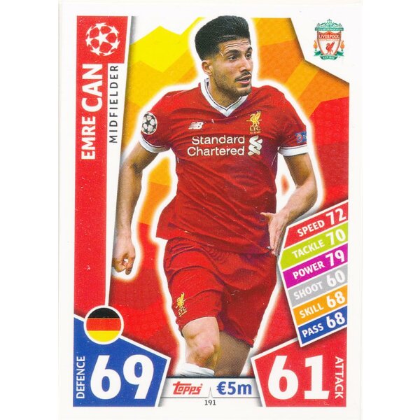 CL1718-191 - Emre Can - Liverpool FC