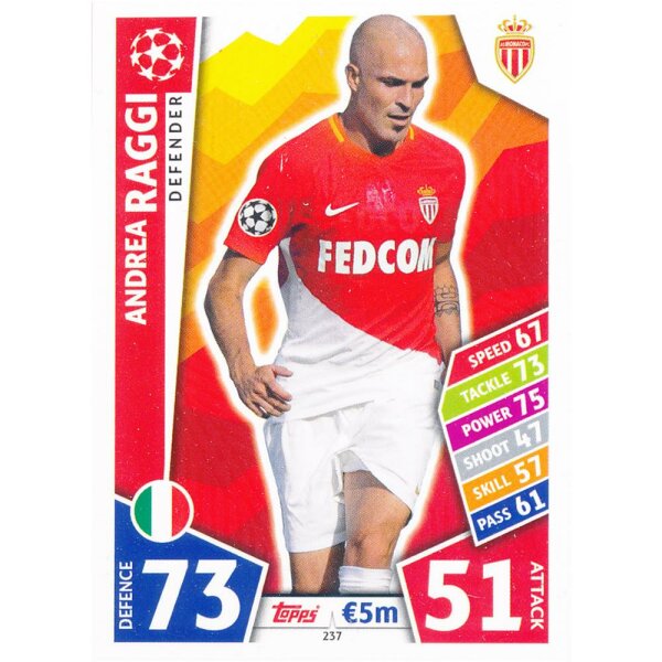 CL1718-237 - Andrea Raggi - AS Monaco FC