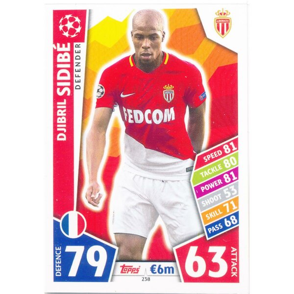 CL1718-238 - Djibril Sidibe - AS Monaco FC