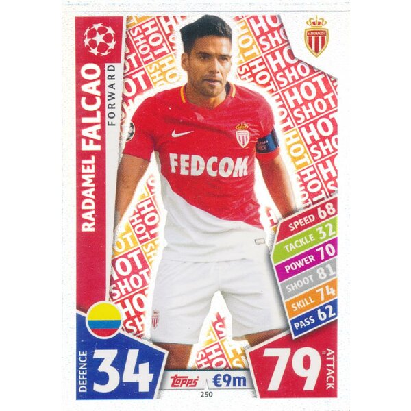 CL1718-250 - Radamel Falcao (Hot Shot) - AS Monaco FC