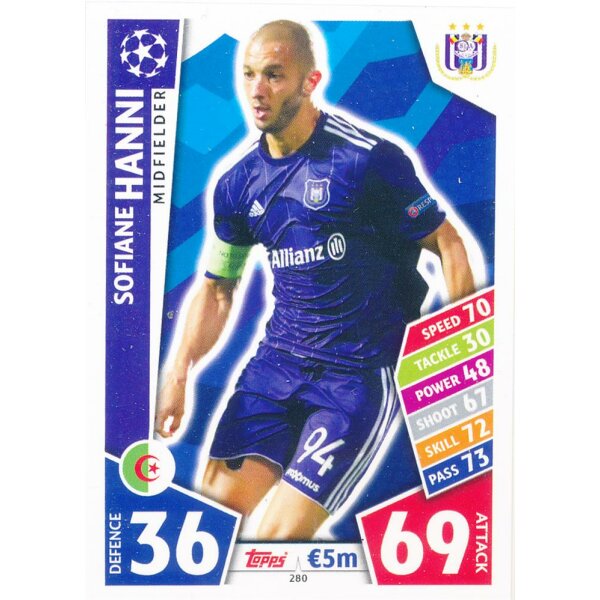 CL1718-280 - Sofiane Hanni - RSC Anderlecht