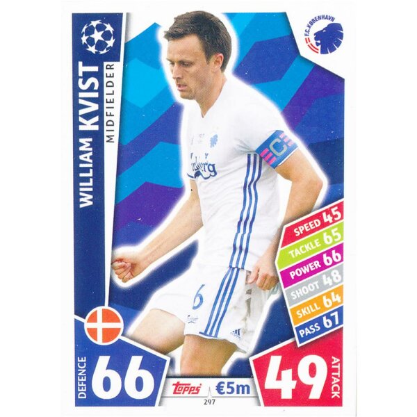 CL1718-297 - William Kvist - FC Kobenhavn