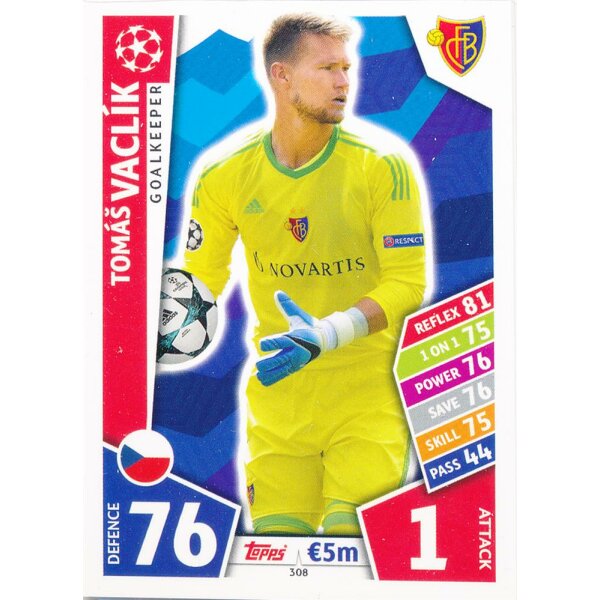 CL1718-308 - Tomas Vaclik - FC Basel 1893