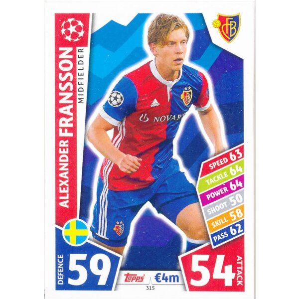 CL1718-315 - Alexander Fransson - FC Basel 1893