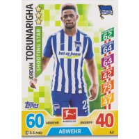 MX A2 - Jordan Torunarigha - Hertha BSC - Saison 17/18