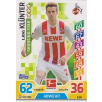 MX A10 - Lukas Klünter - 1. FC Köln - Saison 17/18