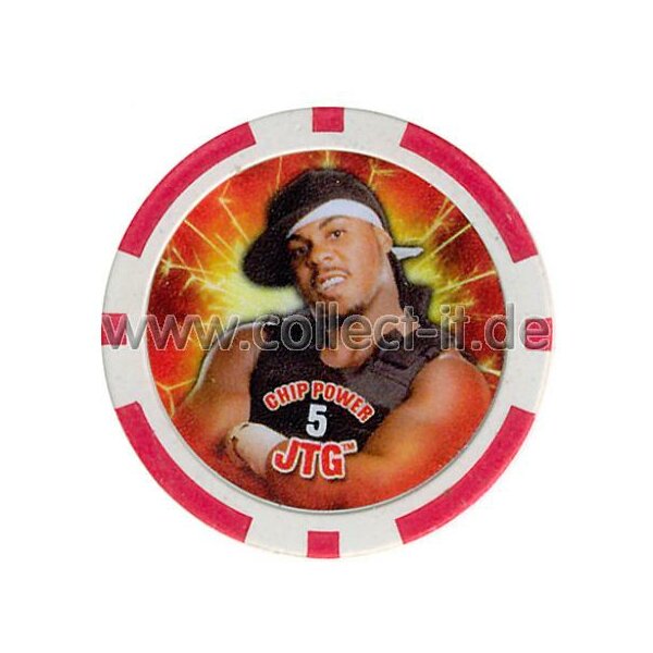 WWE Chip Regular - JTG - rot - Serie 3