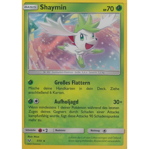 7/73 Shaymin - Sonne und Mond - Schimmernde Legenden