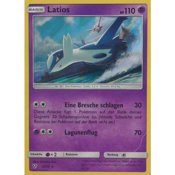 41/73 Latios - Sonne und Mond - Schimmernde Legenden