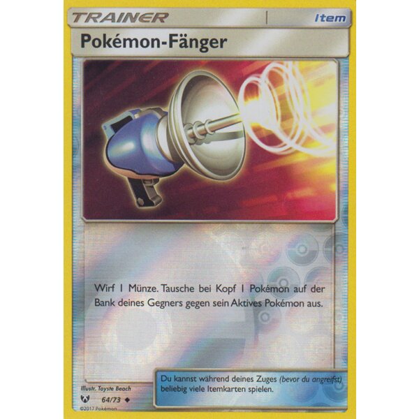 64/73 Pokémon-Fänger - Reverse Holo - Schimmernde Legenden