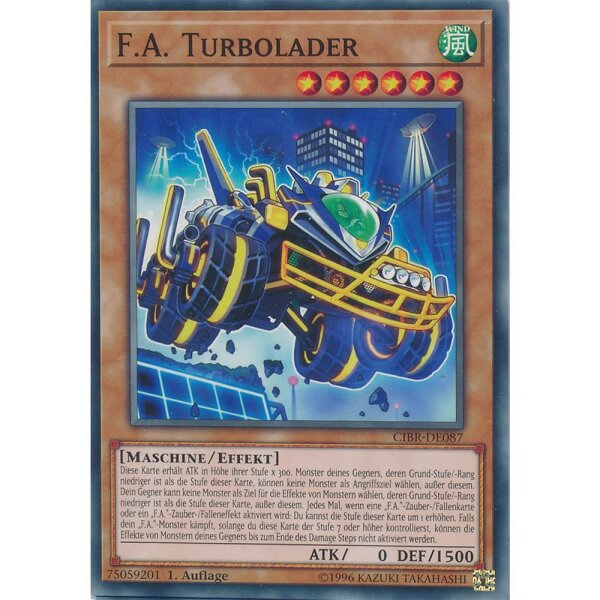 CIBR-DE087 - F.A. Turbolader - 1. Auflage