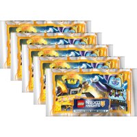 LEGO Nexo Knights 2 - Trading Cards - 5 Booster - Deutsch