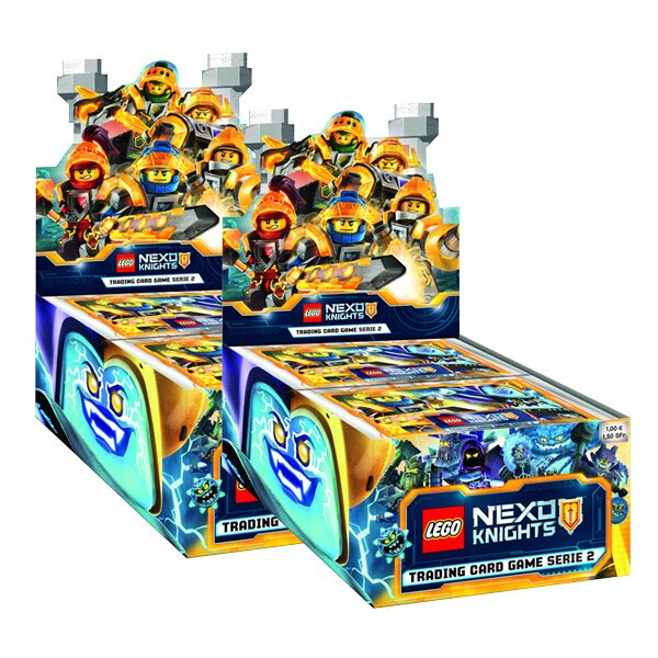 LEGO Nexo Knights 2 - Trading Cards - 2 Display (100 Booster) - Deutsch