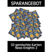 LEGO Nexo Knights 2 - Trading Cards - 50 gemischte - Deutsch