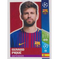 CL1718 - Sticker 30 - Gerard Piqué - FC Barcelona