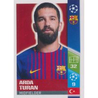 CL1718 - Sticker 36 - Arda Turan - FC Barcelona