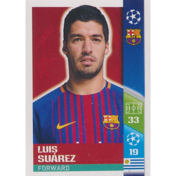 CL1718 - Sticker 40 - Luis Suárez - FC Barcelona