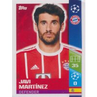 CL1718 - Sticker 69 - Javi Martínez - FC Bayern...