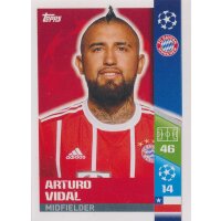 CL1718 - Sticker 71 - Arturo Vidal - FC Bayern München