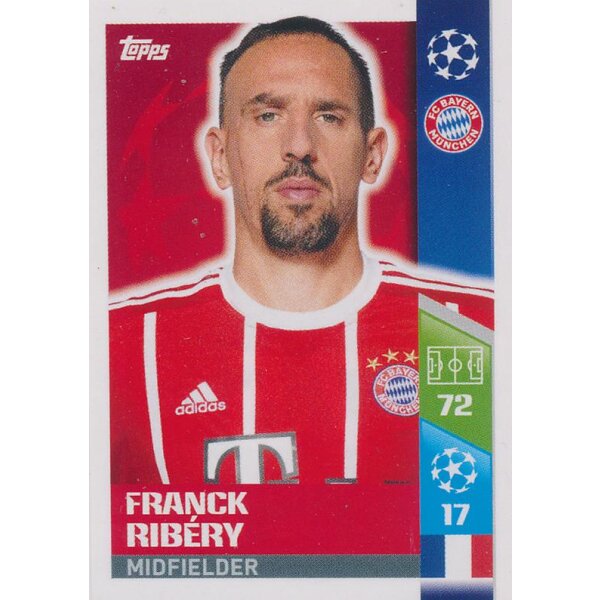 CL1718 - Sticker 75 - Franck Ribéry - FC Bayern München