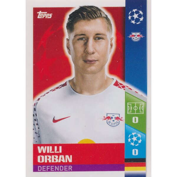 CL1718 - Sticker 86 - Willi Orban - RB Leipzig