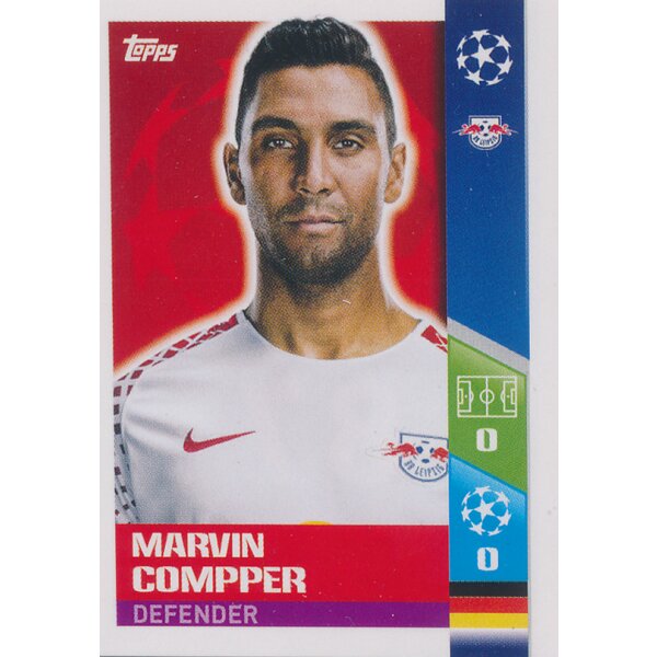 CL1718 - Sticker 87 - Marvin Compper - RB Leipzig