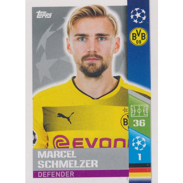 CL1718 - Sticker 103 - Marcel Schmelzer - Borussia Dortmund