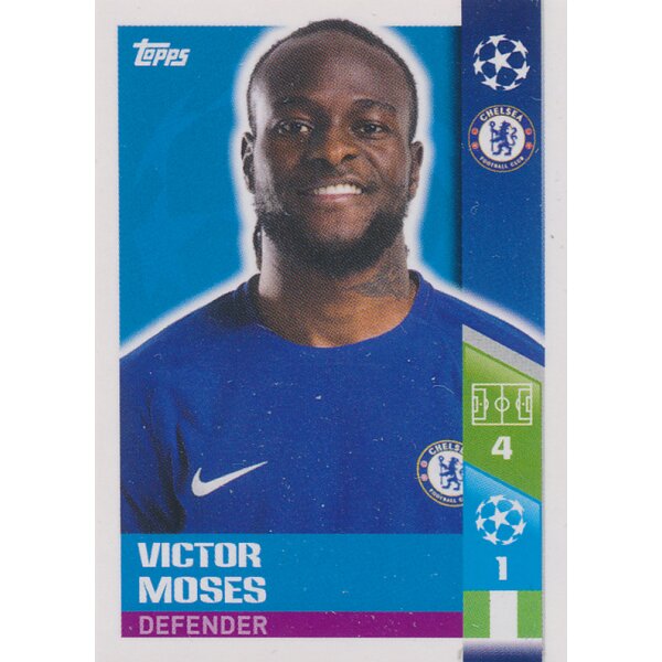 CL1718 - Sticker 121 - Victor Moses - Chelsea FC