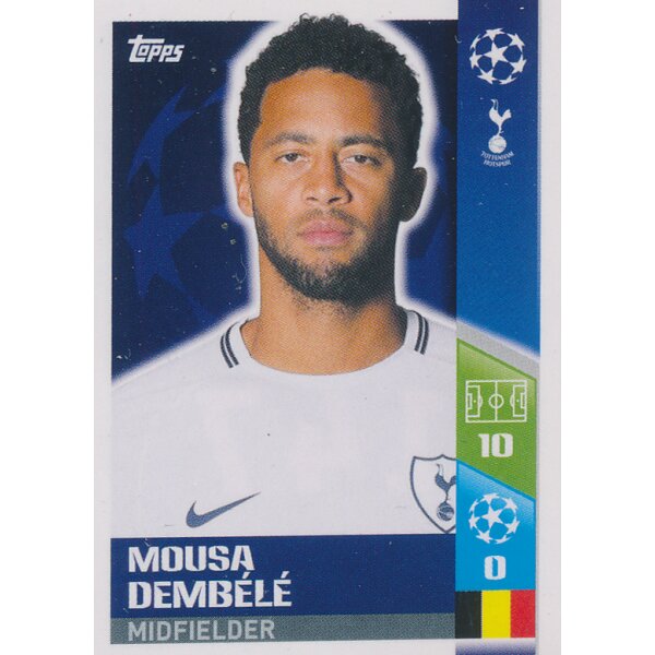 CL1718 - Sticker 147 - Mousa Dembélé - Tottenham Hotspur