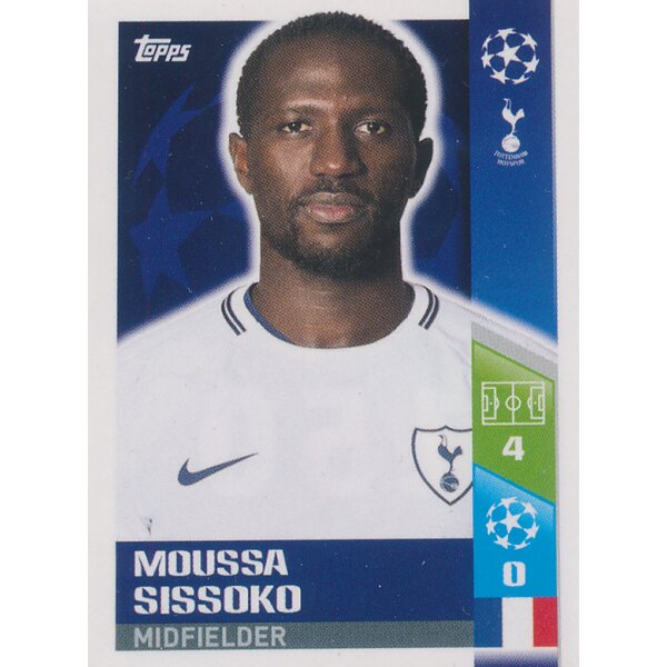 CL1718 - Sticker 150 - Moussa Sissoko - Tottenham Hotspur