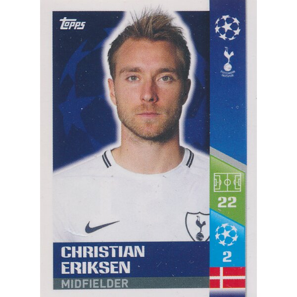 CL1718 - Sticker 151 - Christian Eriksen - Tottenham Hotspur