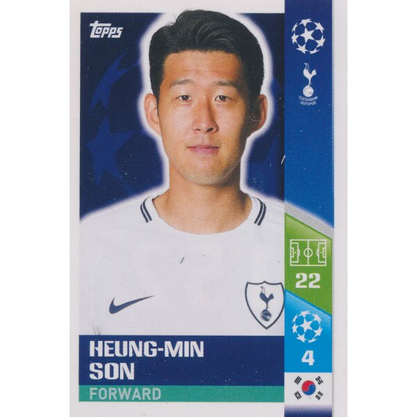 CL1718 - Sticker 152 - Heung-Min Son - Tottenham Hotspur