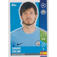 CL1718 - Sticker 167 - David Silva - Manchester City FC