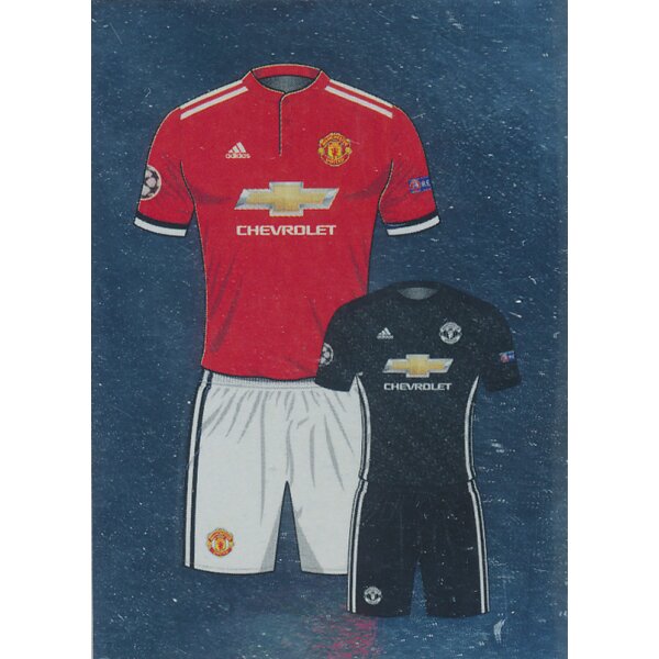 CL1718 - Sticker 175 - Home / Away Kit - Manchester United FC